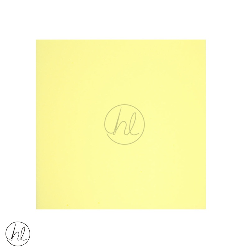 FOAM 834 50X50X23MM YELLOW MIDDLE DENSITY
