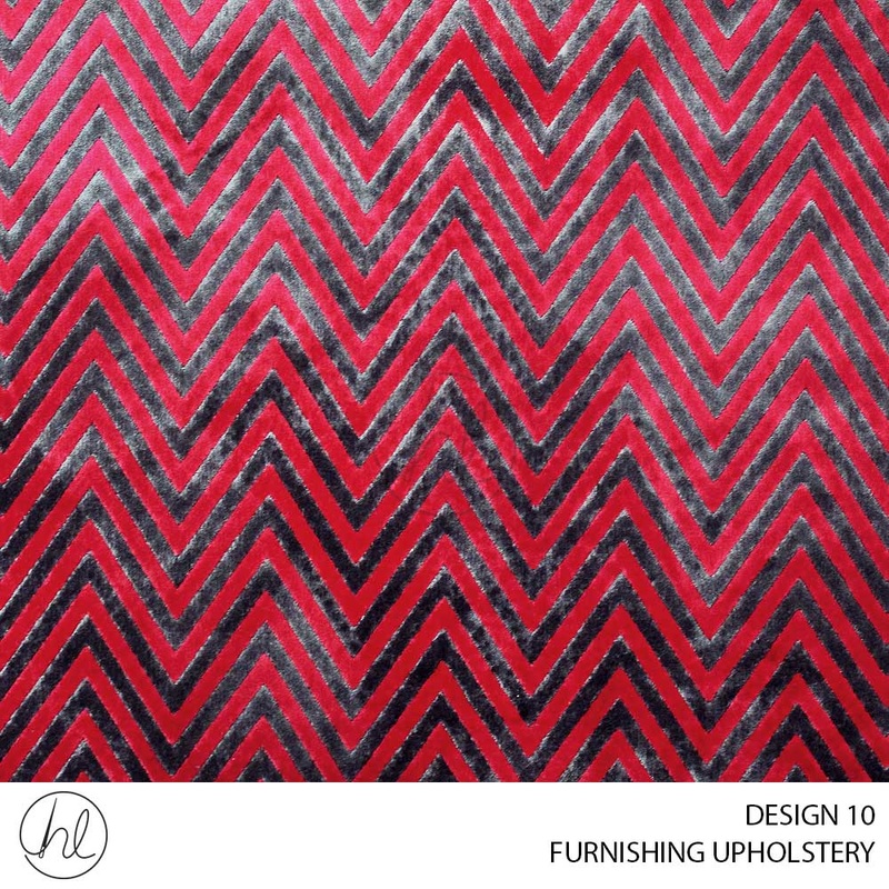 FURNISHING UPHOLSTERY DESIGN 10 140CM PER M RED