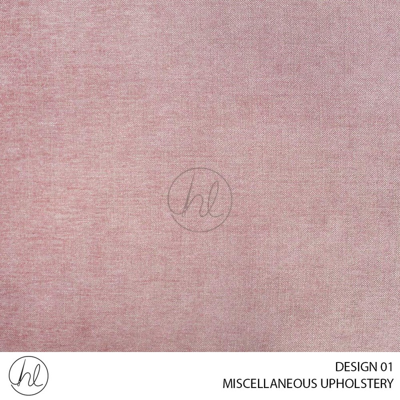 MISCELLANEOUS UPHOLSTERY DESIGN 01 140CM PER M LIGHT PINK