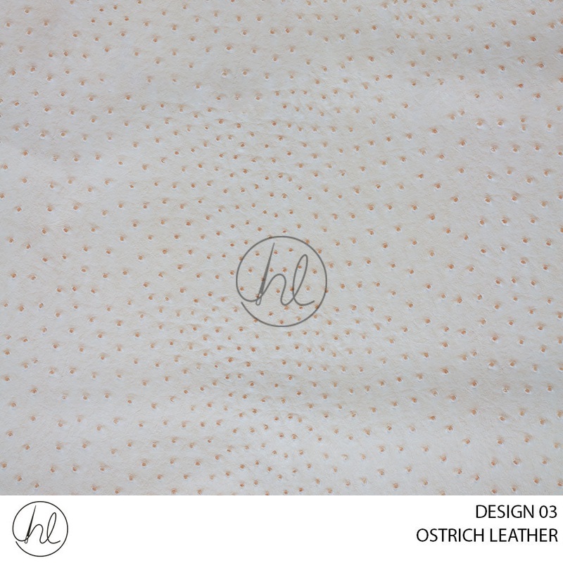 OSTRITCH LEATHER DESIGN 03 IVORY140CM WIDEPER M