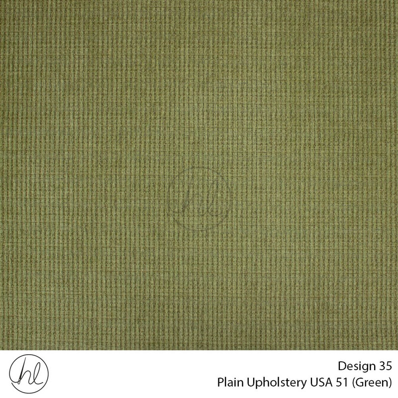 Plain USA Upholstery 51 Design 35 Green 140cm Wide Per m