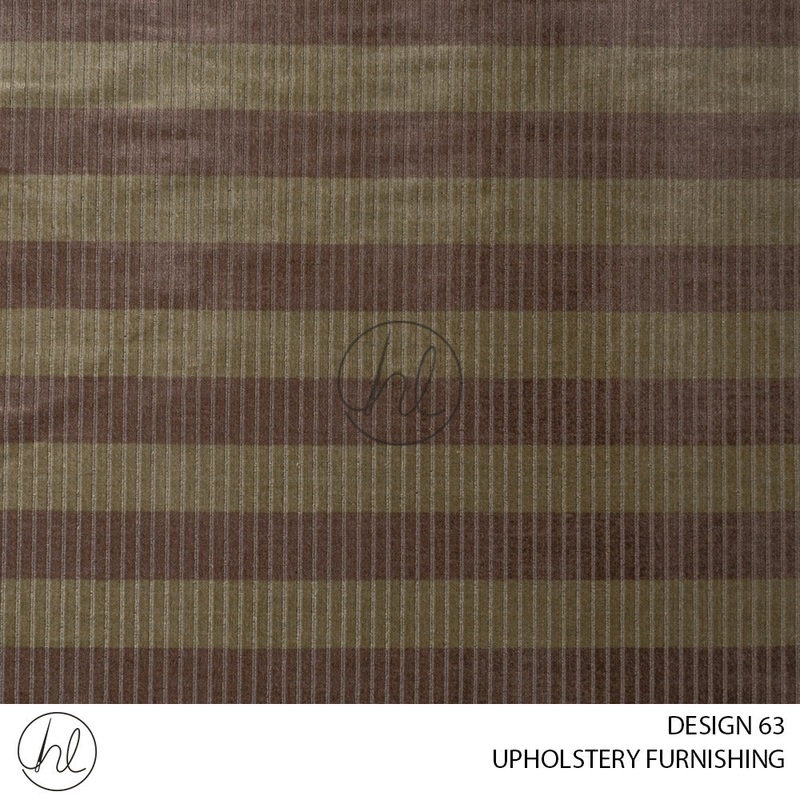STRIPED UPHOLSTERY FURNISHING 2316-106 DESIGN 63 GREEN 140CM WIDE PER M