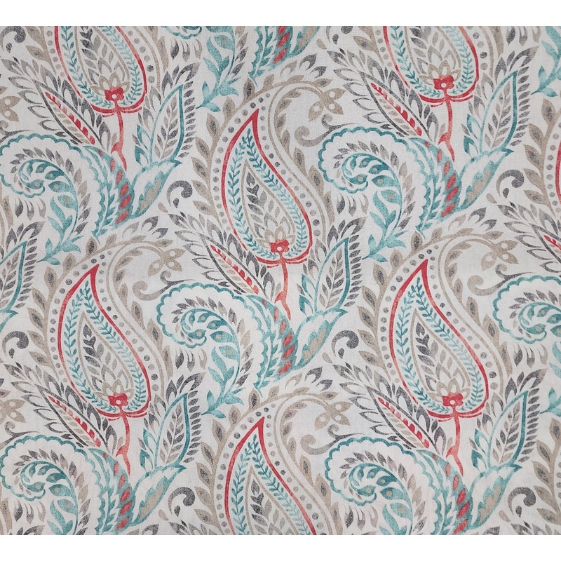 Upholstery Duck Fabric 5 Yard Flat Fold - Paisley - Richloom