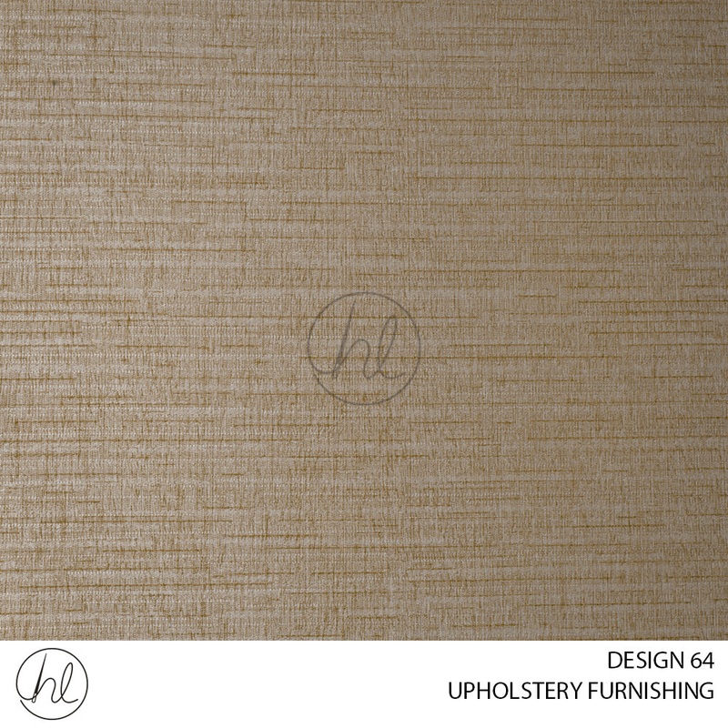 UPHOLSTERY FURNISHING 2316-8 DESIGN 64 GOLD 140CM WIDE PER M