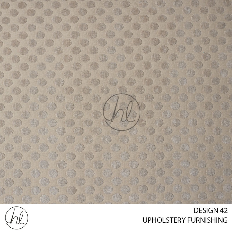 UPHOLSTERY FURNISHING 2316-91 DESIGN 42 LIGHT CREAM 140CM WIDE PER M