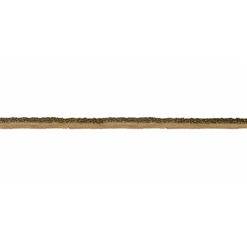 3/8" Beaded Cord With Lip - Sarata - Topaz