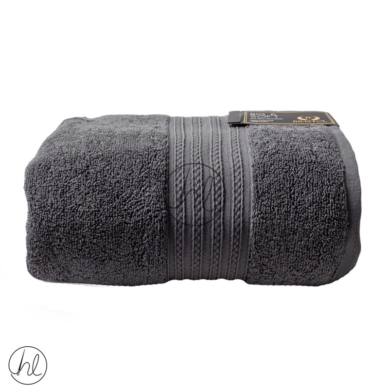 BRISTOL BIG & SOFT BATH SHEET DARK GREY 80X150