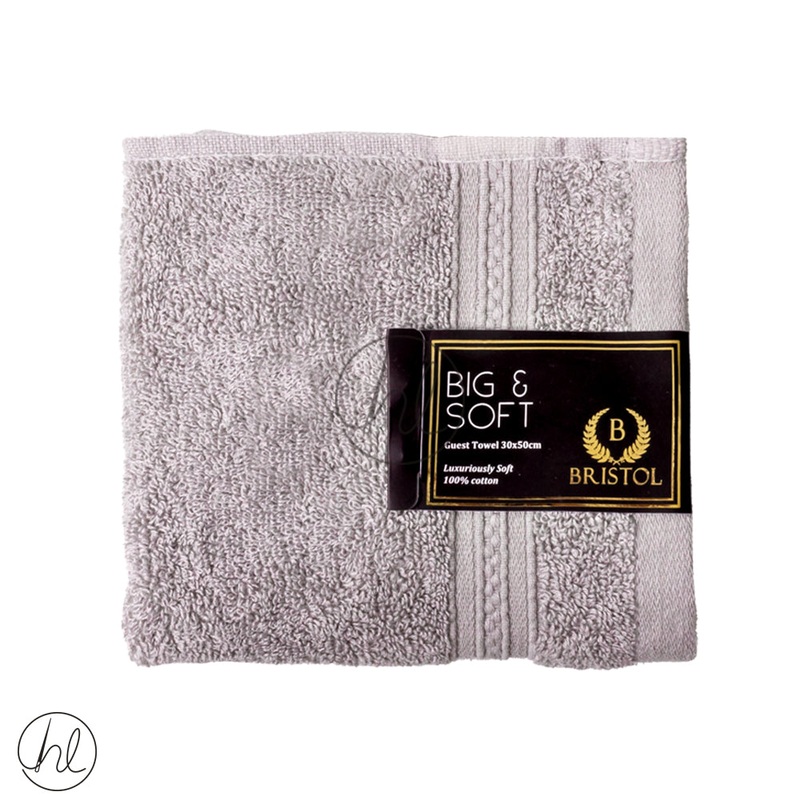 BRISTOL BIG & SOFT GUEST TOWEL LIGHT GREY 30X50