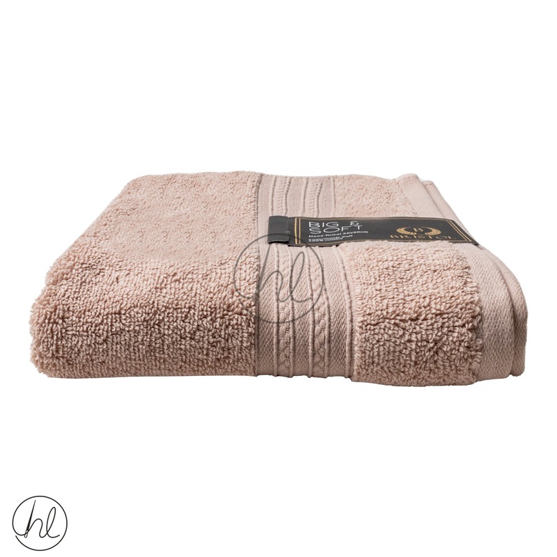 BRISTOL BIG & SOFT HAND TOWEL PEBBLE 50X90