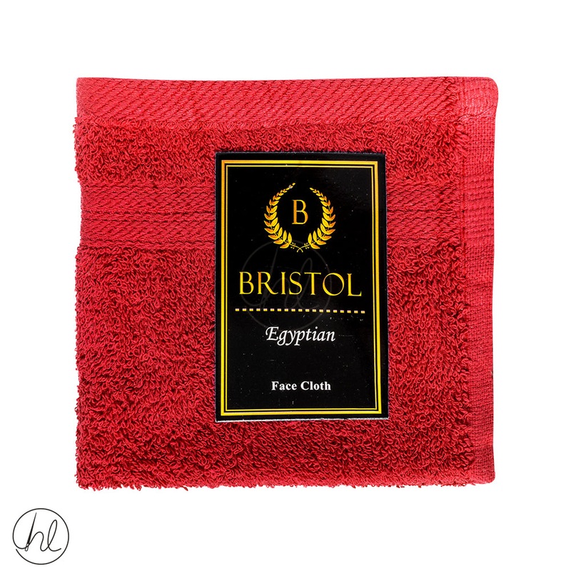 Bristol Egyptian Face Cloth Red 30X30cm