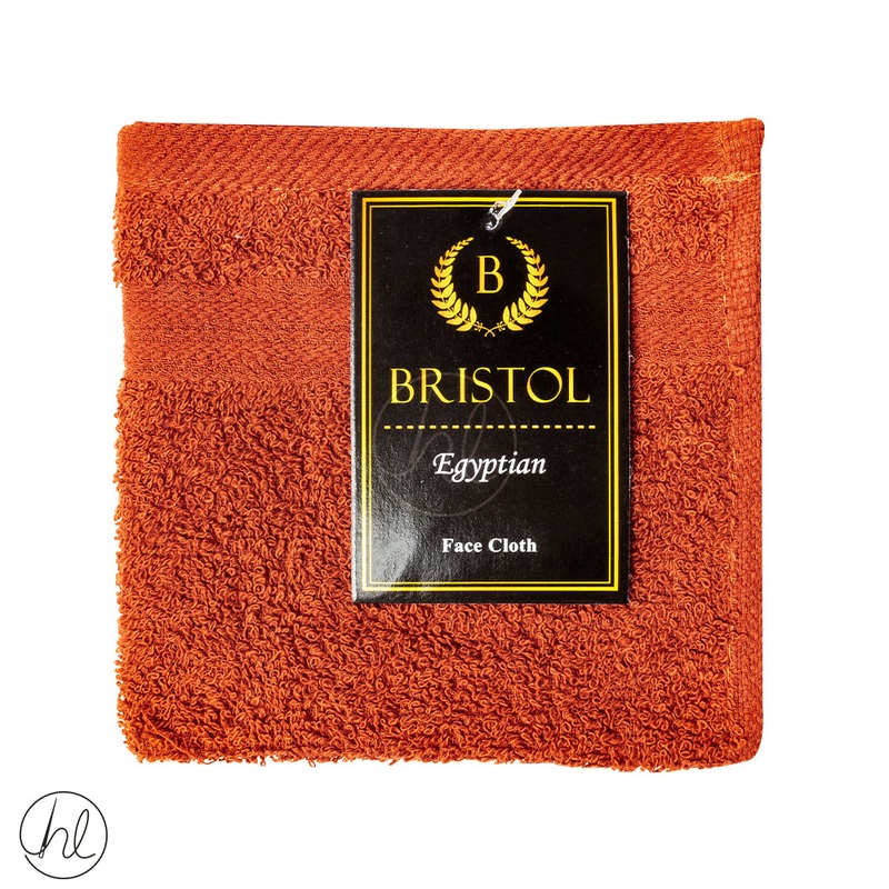 Bristol Egyptian Face Cloth Rust 30X30cm