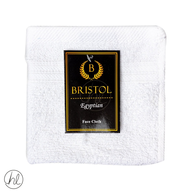 Bristol Egyptian Face Cloth White 30X30cm