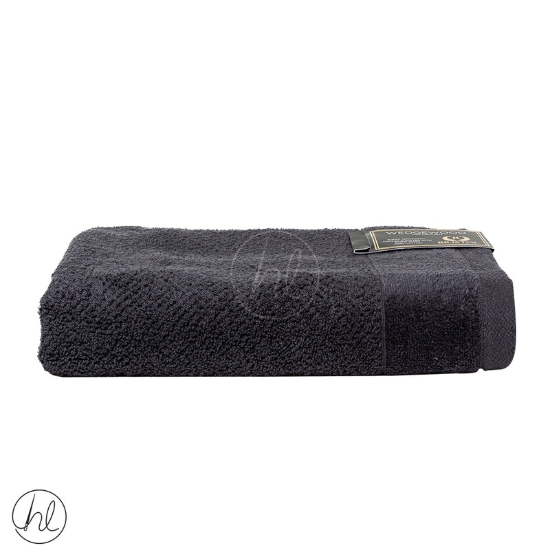 BRISTOL WEDGEWOOD BATH TOWEL CHARCOAL 70X130CM