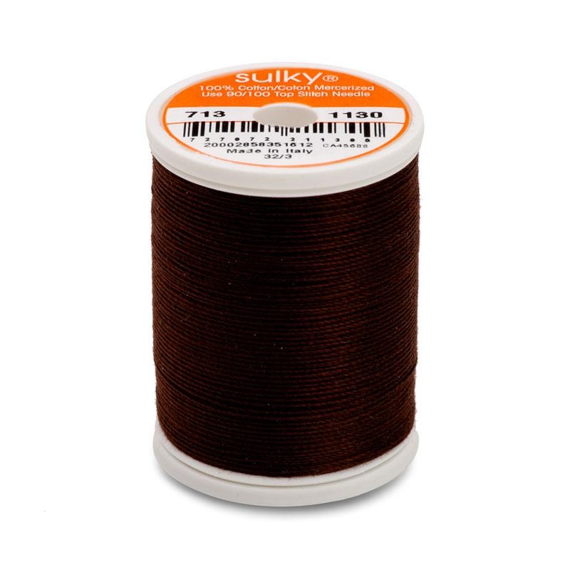 Sulky 12 wt. Cotton Dk. Brown