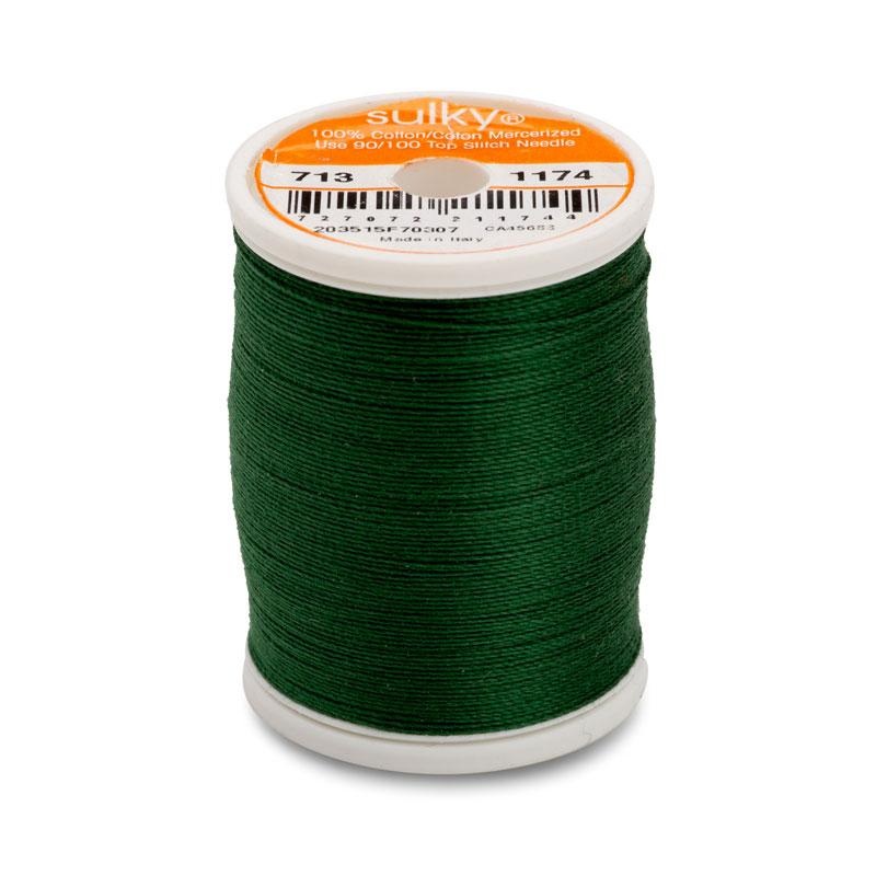 Sulky 12 wt. Cotton Dk. Pine Green