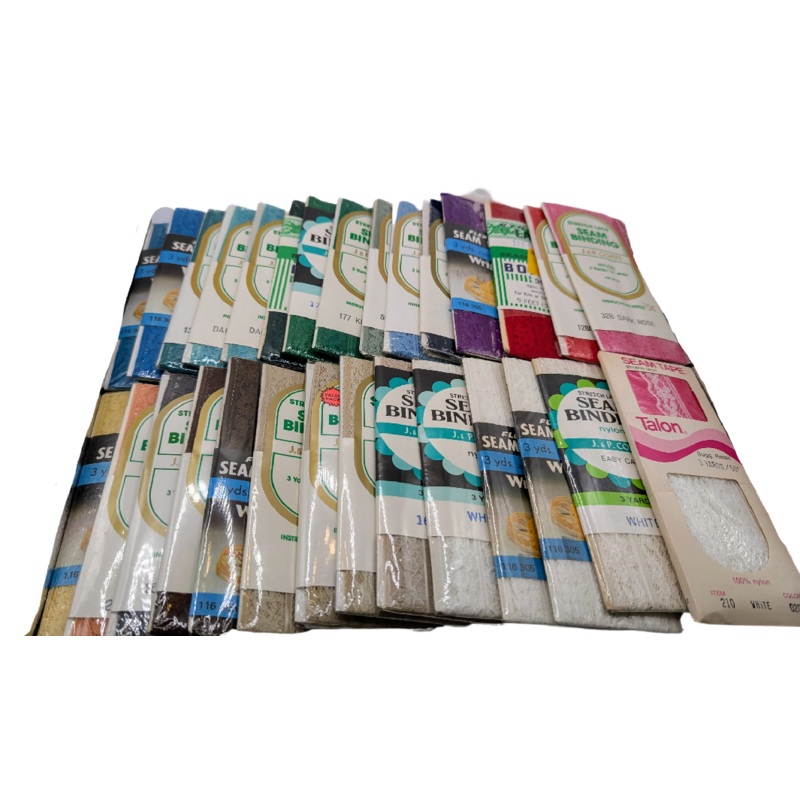 Assorted NIP Vintage Stretch Lace Seam Binding Lot of 29