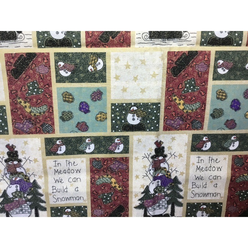 Christmas cotton 2 yds