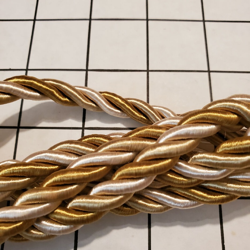 Cording Gold/Cream 3+ yds
