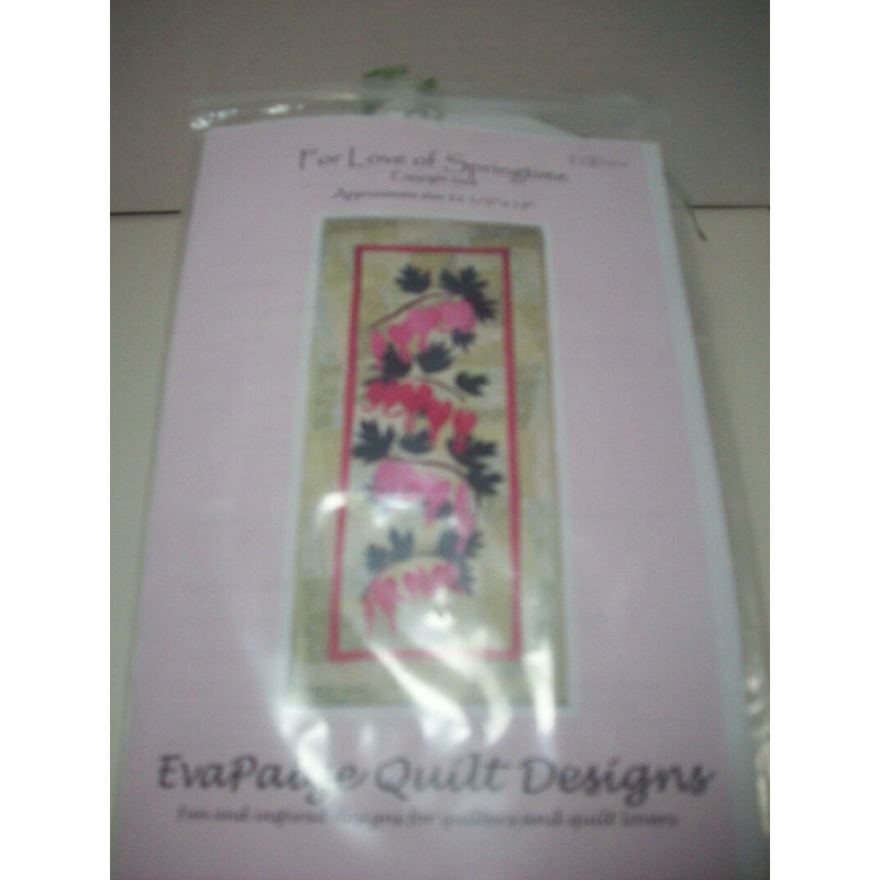 For Love of Springtime quilt kit by Eva Paige Quilt Designs, 32.5"x15" quilt