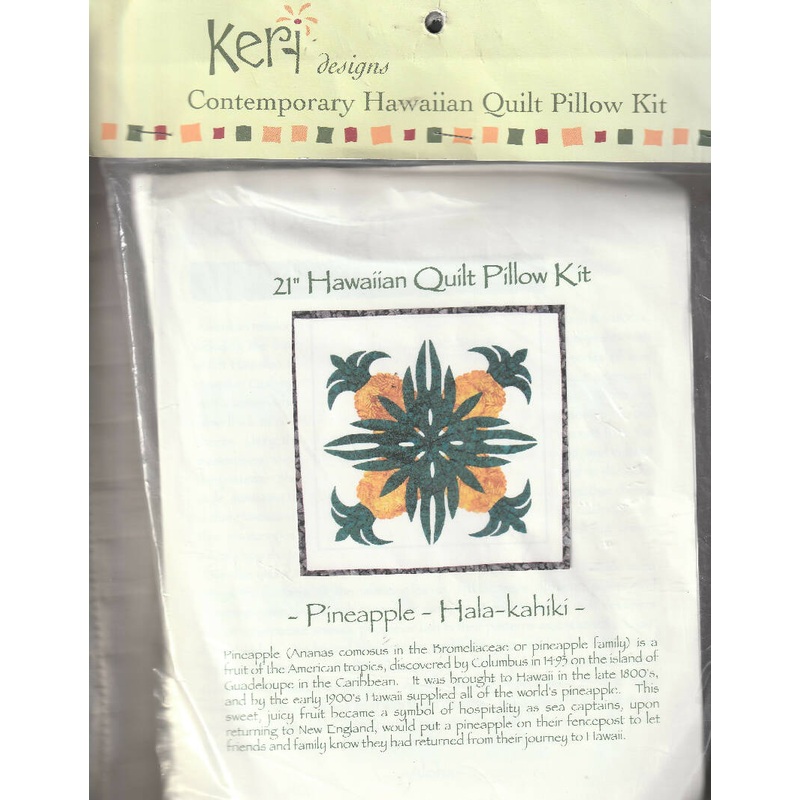 Hawaiian Quilt Pillow Kit Keri Designs Contemporary