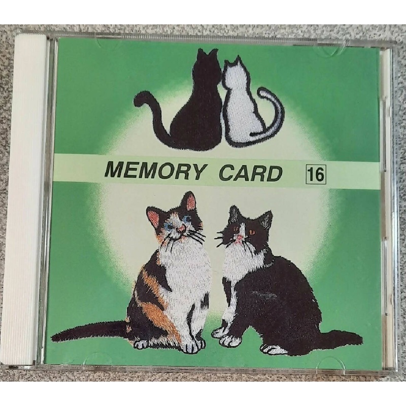 Janome Memory Card #16 Cat Series 1993