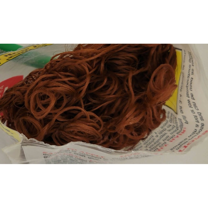 Lot of Dark Doll Hair - 5 packages