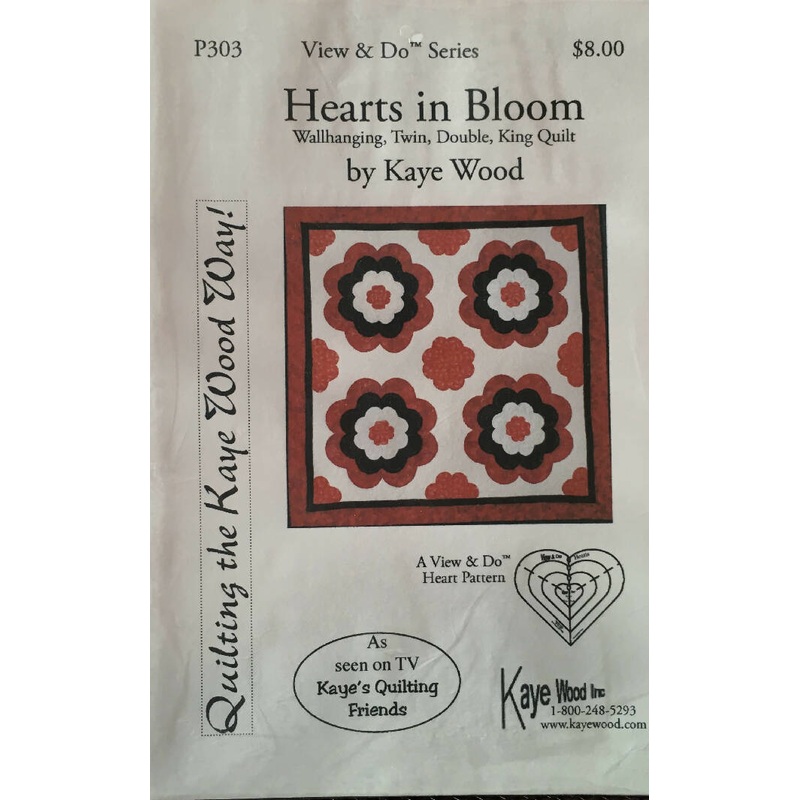 PATTERN HEARTS IN BLOOM VIEW & DO SERIES Kaye Wood