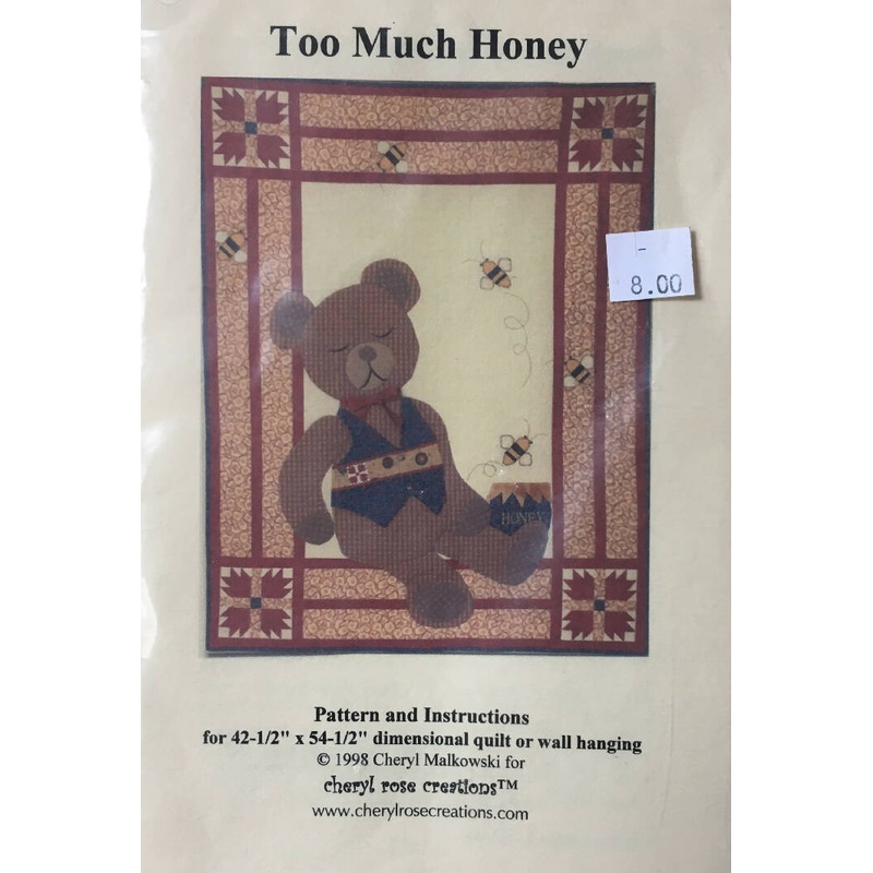 PATTERN TOO MUCH HONEY Quilted Wall Hanging
