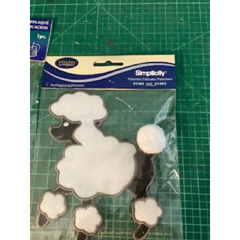 Poodle Patches/Appliques and skirt pattern