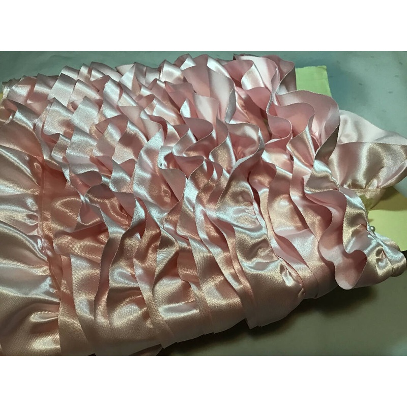 Simplicity pretty pink Ruffle trim yardage