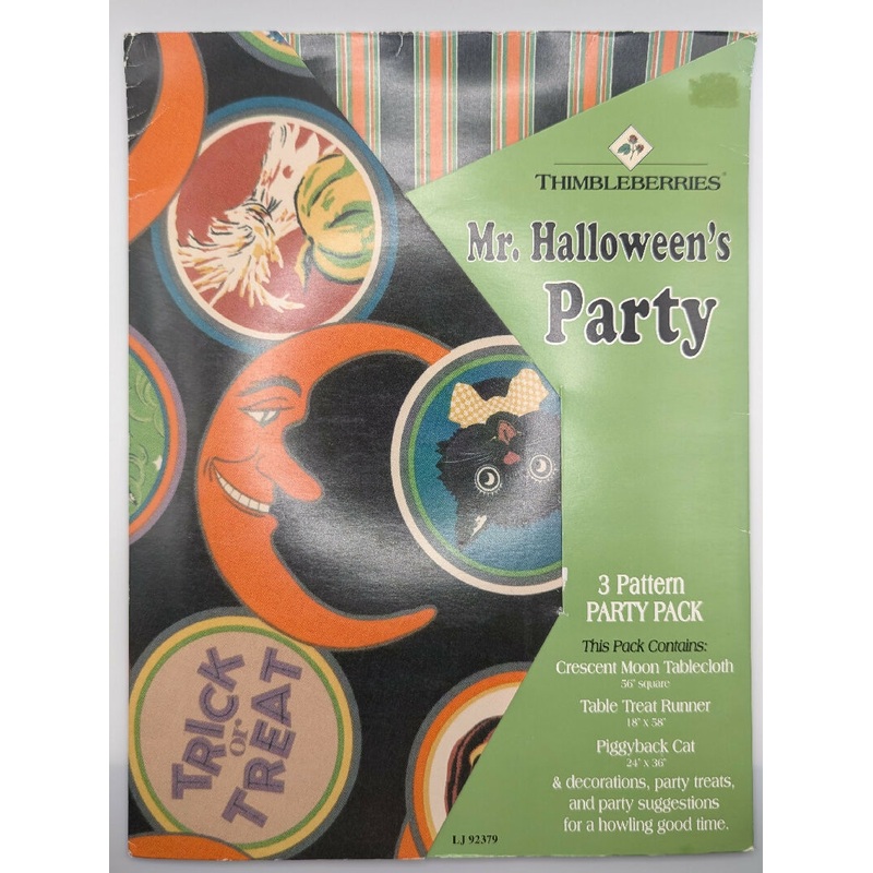 Thimbleberries LJ92379 Mr. Halloween's Party 3 Pattern Party Pack