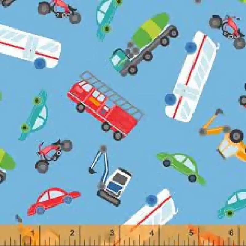 1 Yard - AROUND TOWN by Whistler Studios for Winham Fabrics - Quilting Fabrics - 44/45"
