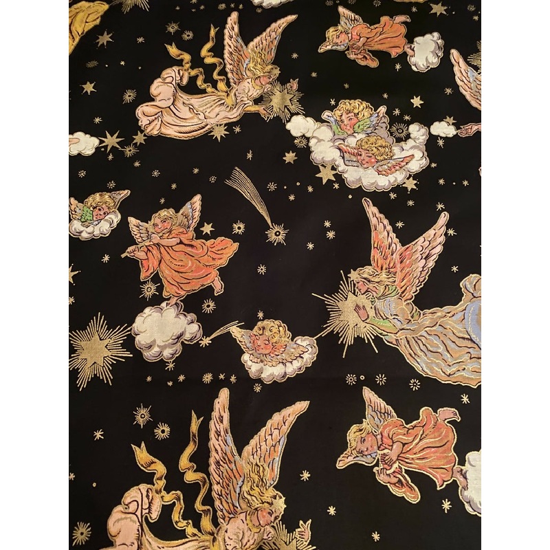 Beautiful Angels and Cherubs outlined with gold.