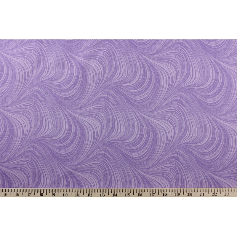 Benartex Wave Texture Fabric in Purple in 108" Width Quilt Backing