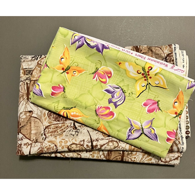 Butterfly Fabric Lot