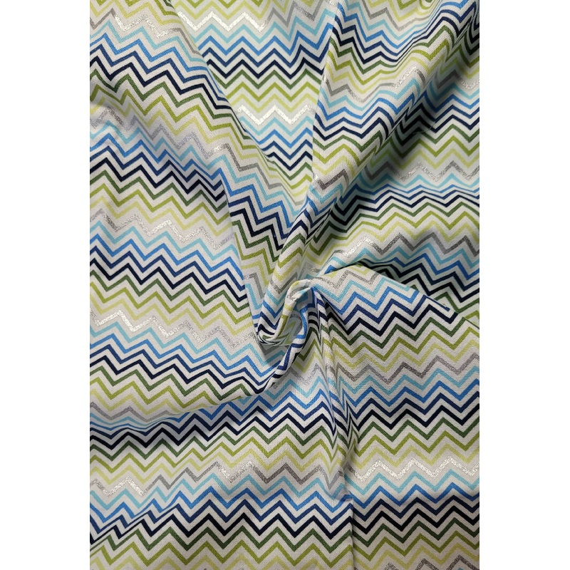 Chevron print quilting cotton 3/4 yd