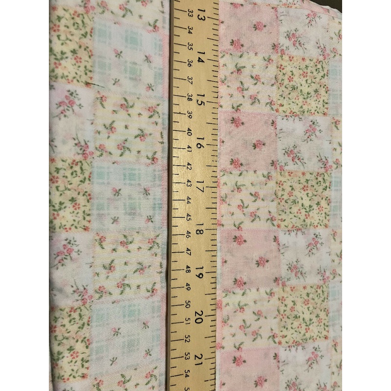 Dainty Pink Patchwork Fabric