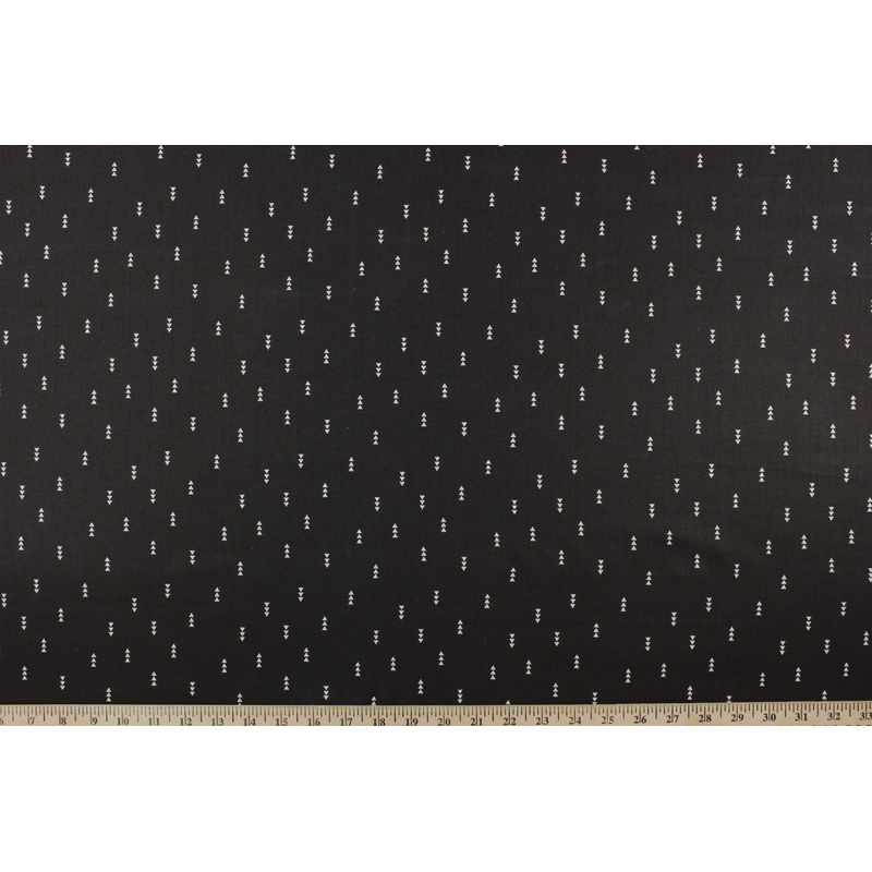 Emma & Mila No Triangle in Carbon by Camelot Fabrics