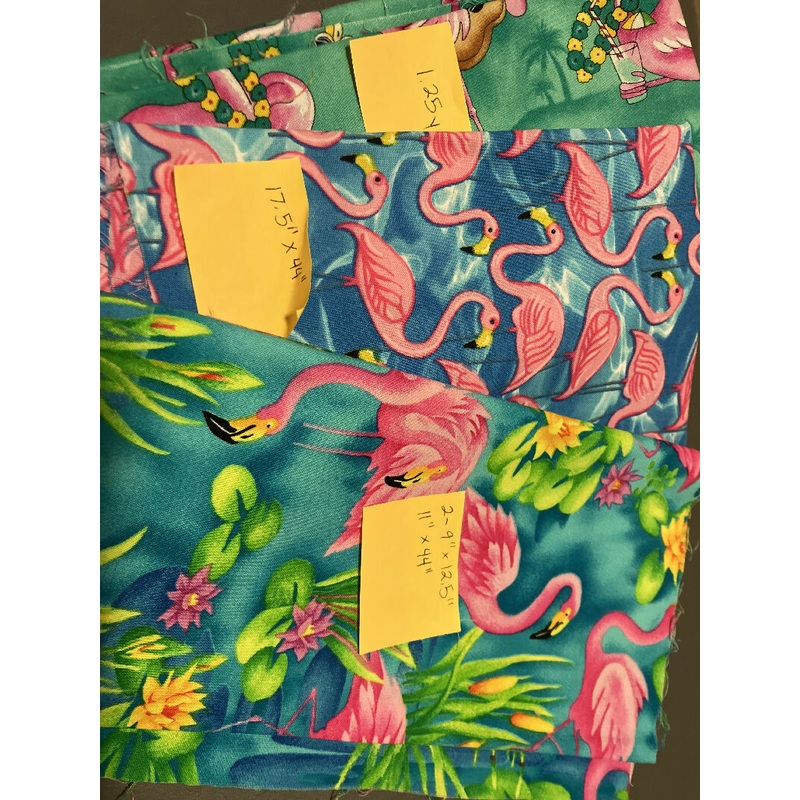 Flamingo Fabric Lot