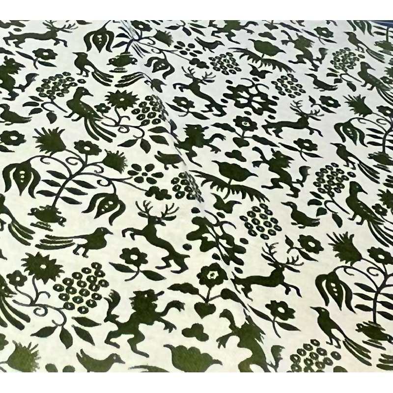 Folksy Print Remnant #25L-007