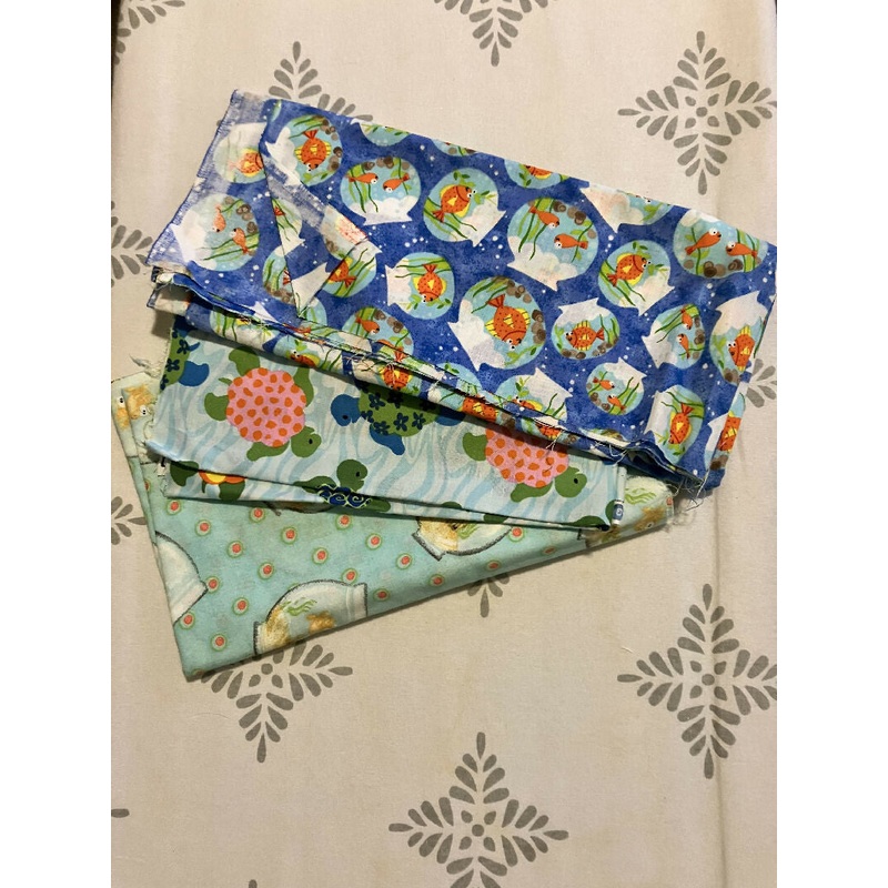 Kid Themed Fabric Lot