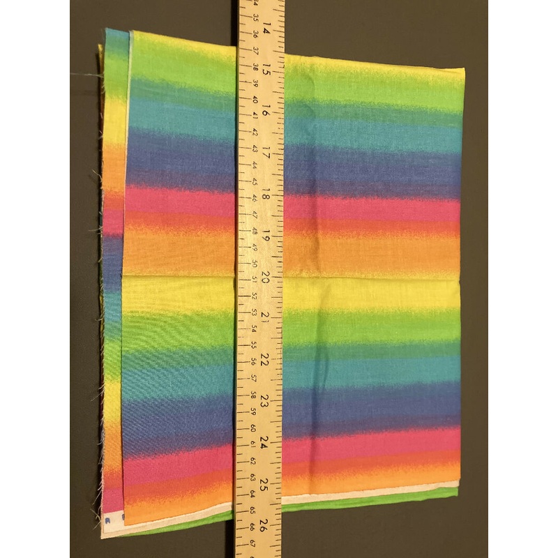 Neon Striped Fabric
