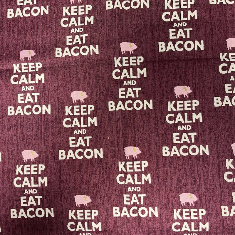 Novelty Bacon Quilting Cotton - 2 Yds