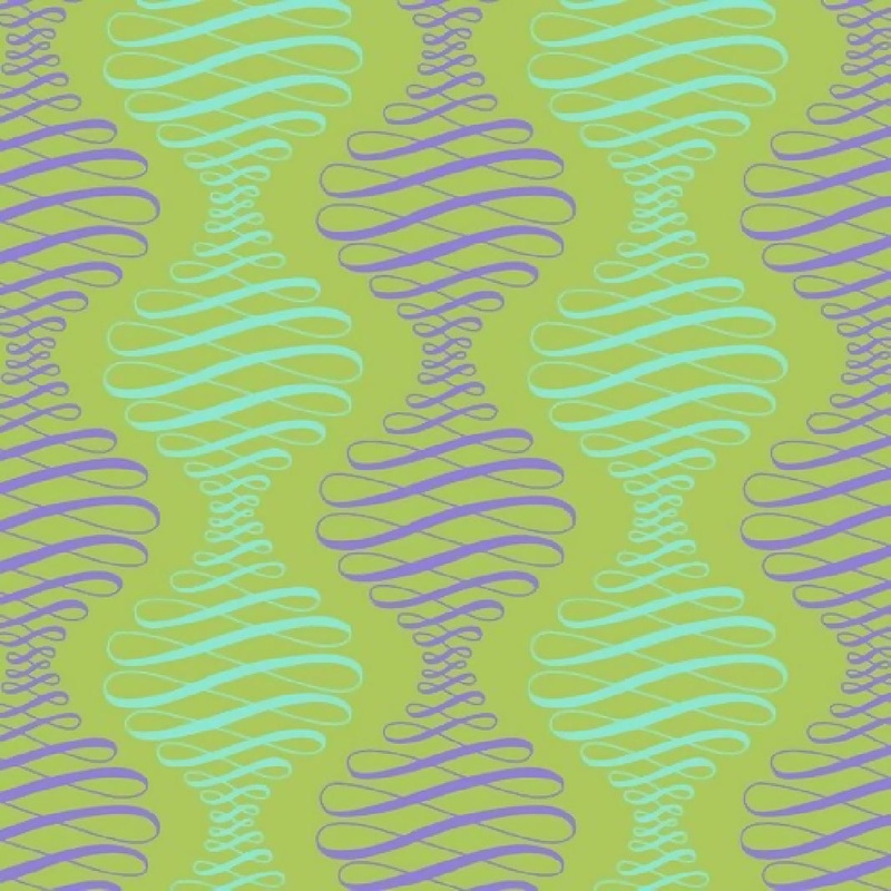 Tula Pink Parisville (Deja Vu) - Spencer Stripe Pistachio