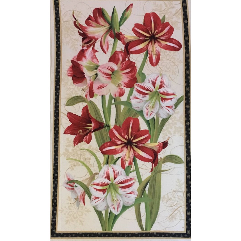 FABRIC Christmas Making Spirits Bright Panel