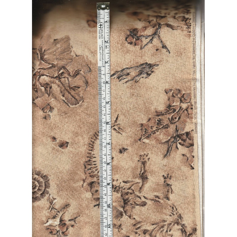Fabric Dinosaur Bones 2.65 yds