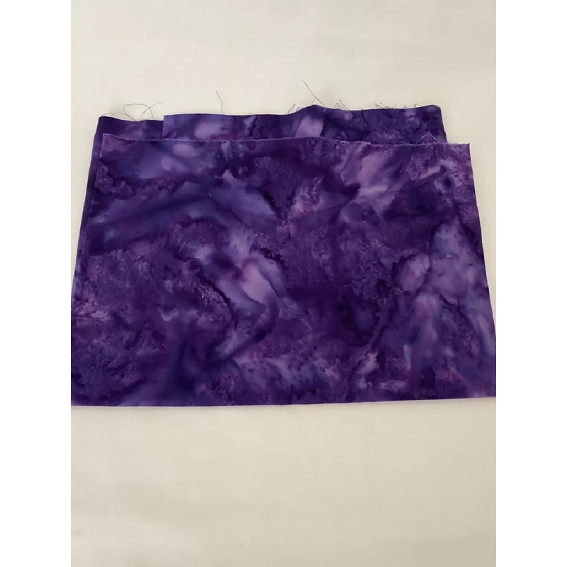 Over 1 pound Batik Fabric Scraps Quilting Purple Green Teal Pink & More