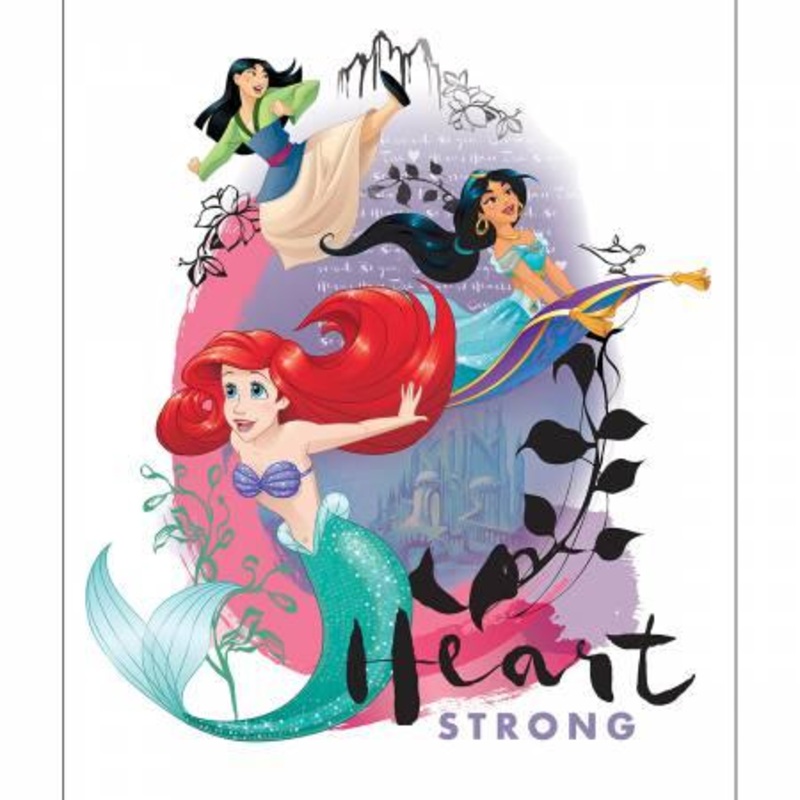 P115 Disney Princess Heart Strong Panel