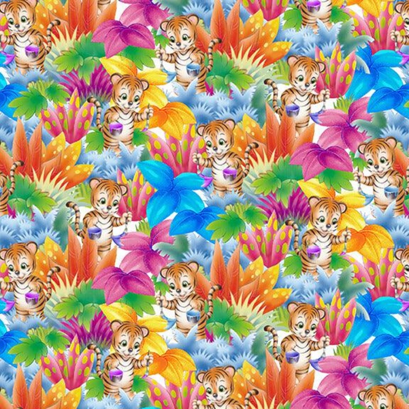 Painting the World Multi Baby Tigers