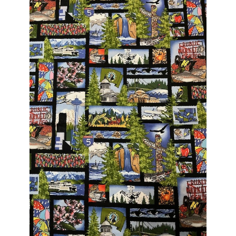 SEATTLE - WASHINGTON STATE - novelty print